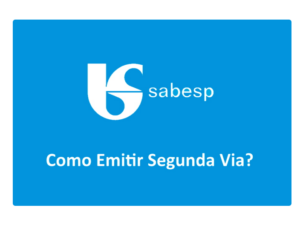 Logo da sabesp no artigo da serasa para ilustrar o artigo que ensina como conseguir a segunda via sabesp.